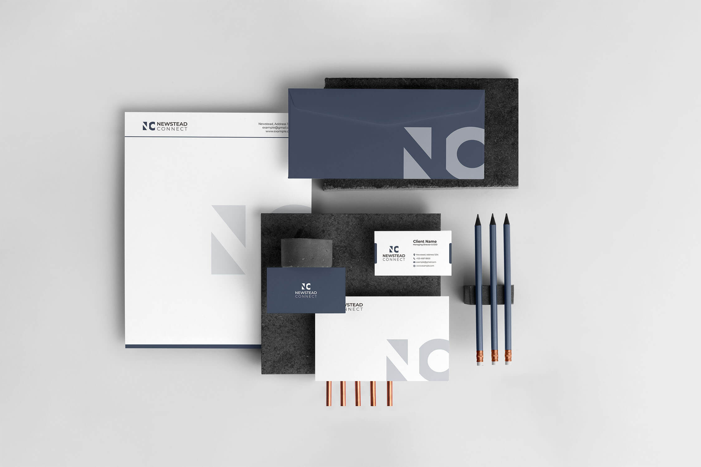 Modern minimalist logo design & Branding by marufiam pro mockup 2