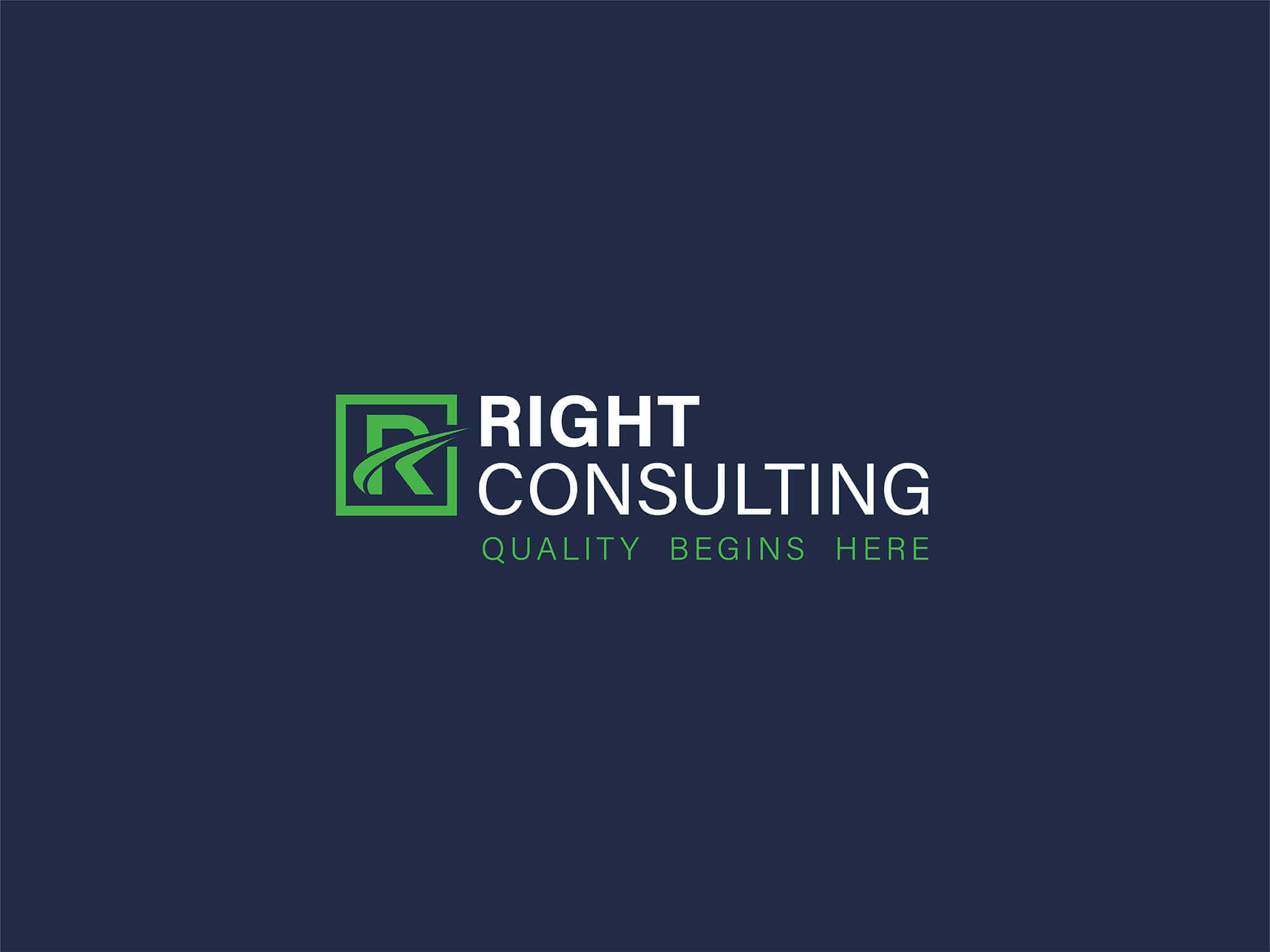 Right Consulting Modern Logo Design By Logo designer marufiam